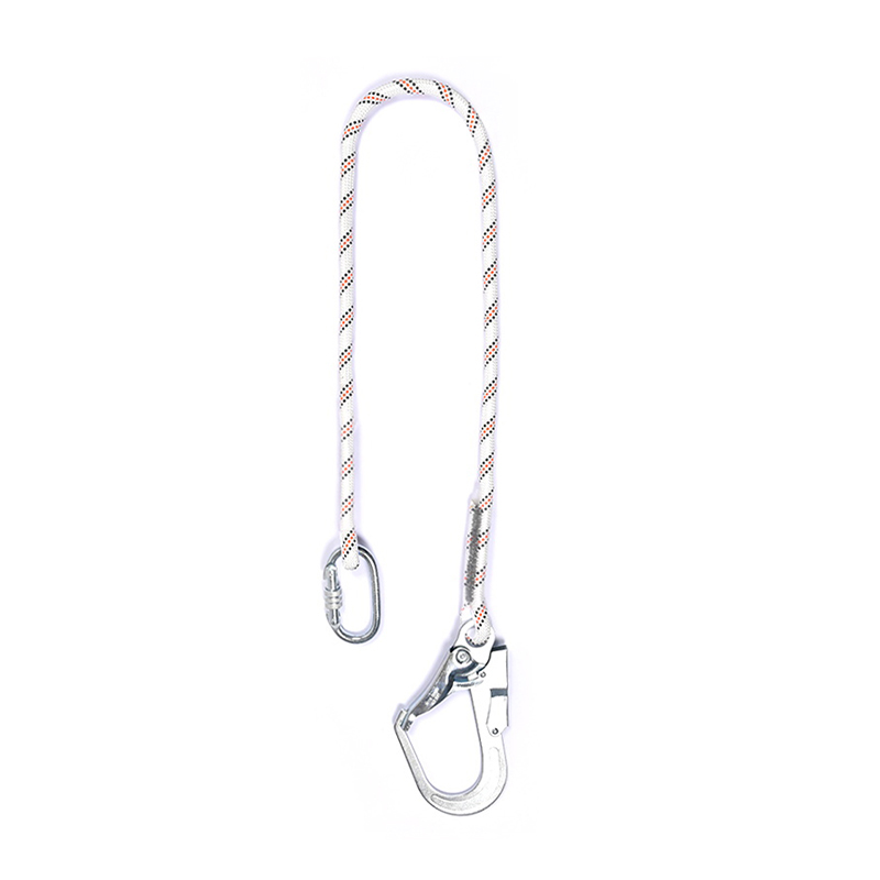 HT-S-0010/HT-S-0011/HT-S-0014/HT-S-0015 Lezecká bezpečnost Lanyard Nastavitelné polohovací lano na ochranu proti pádu