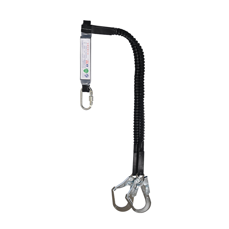 HT-S-0024 Pohlcovač energie Lanyard Polyesterový popruh S elastickým popruhem